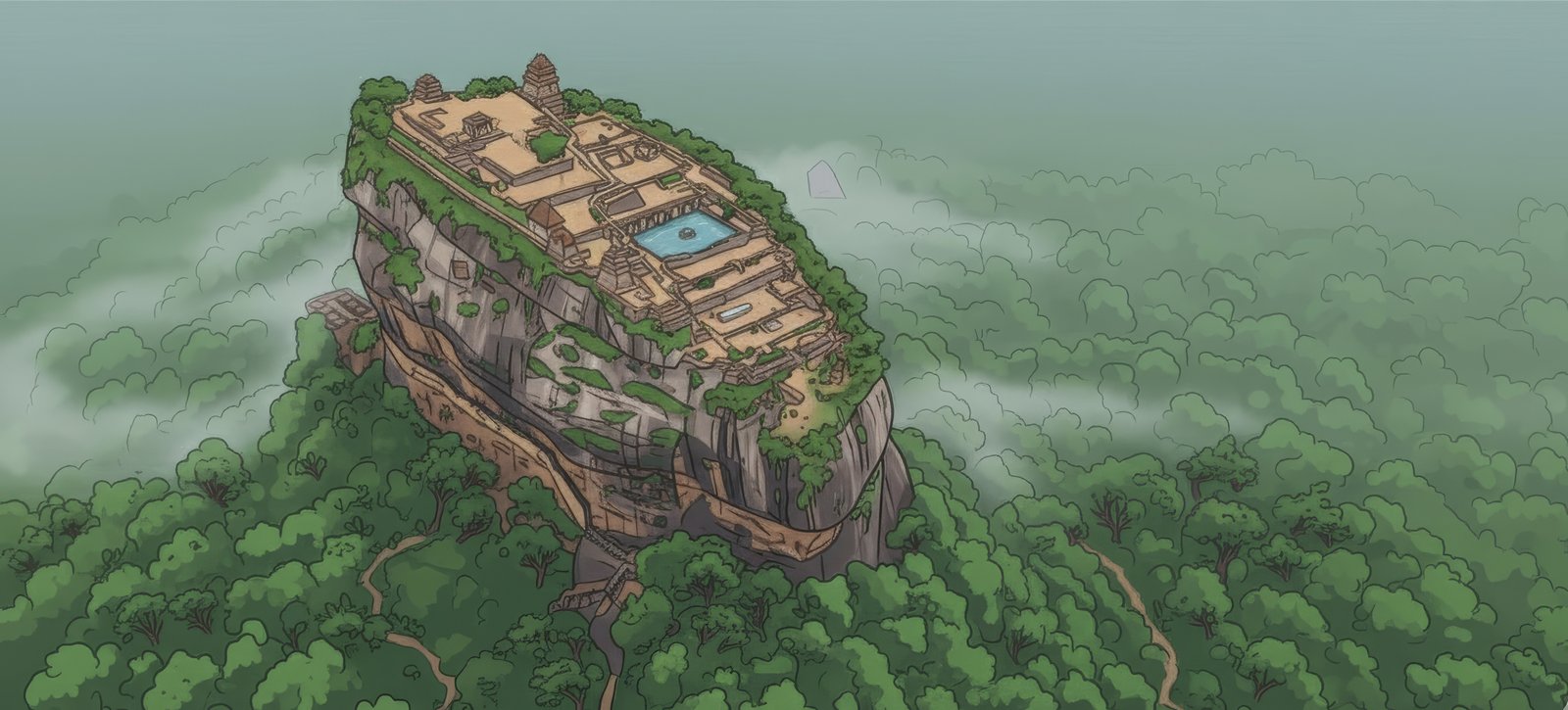 Sri Lanka Sigiriya Rock Fortress