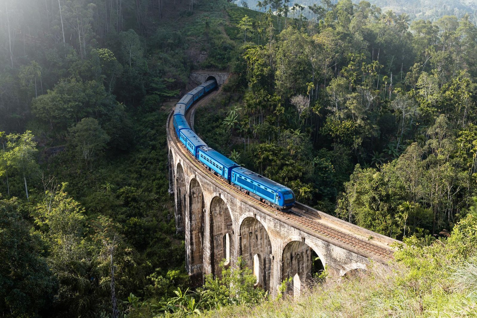 Nine Arches Bridge with train